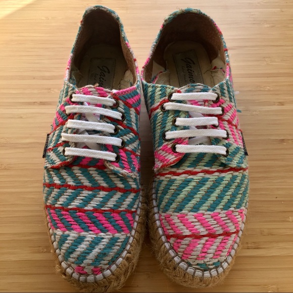 Gaimo Woven Platform Espadrilles - Multi (35/5) - Picture 5 of 10